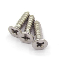 St3*20mm self tapping screws with Phillips flat head Fine Thread Sharp point black phosphating rotary thread Pozi